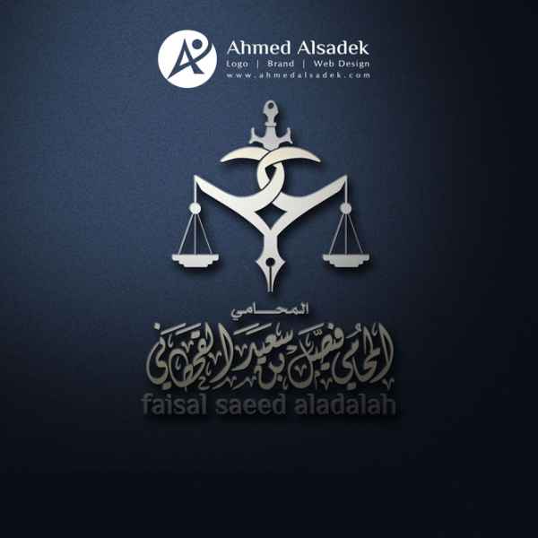   تصميم شعار فيصل بن سعيد القحطاني للمحاماه  في الرياض - السعودية 