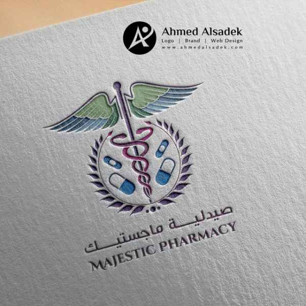 تصميم شعار صيدلية ماجستيك في مسقط - سلطنة عمان 