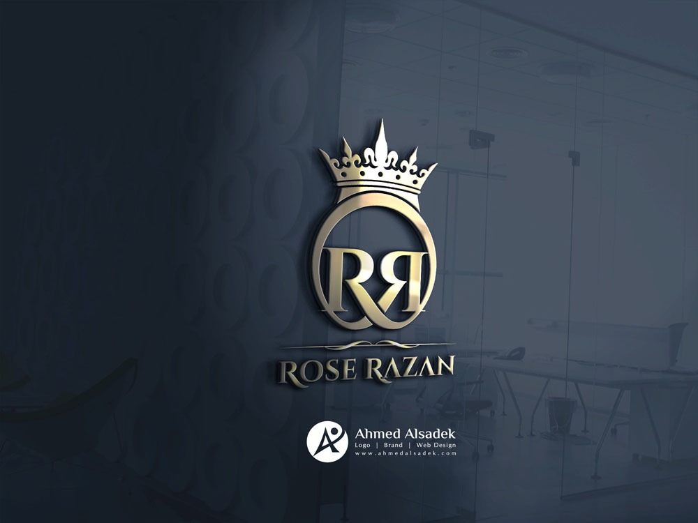 Logo design for Rose Razan in Abu Dhabi - UAE (Dyizer)