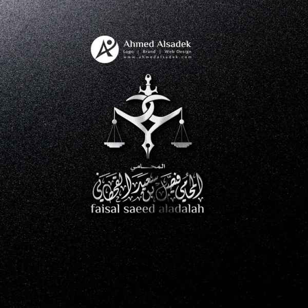  تصميم شعار فيصل بن سعيد القحطاني للمحاماه 6