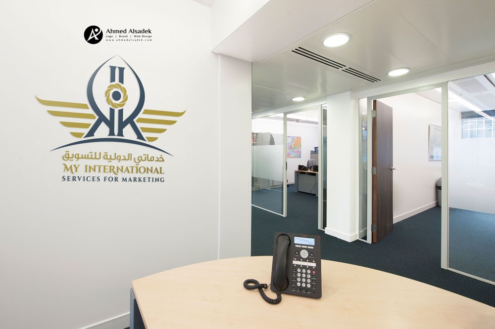 تصميم شعار شركة خدماتي الدولية للتسويق في السعودية جدة 3